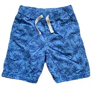 OLD NAVY Blue Palm Tree Print Shorts